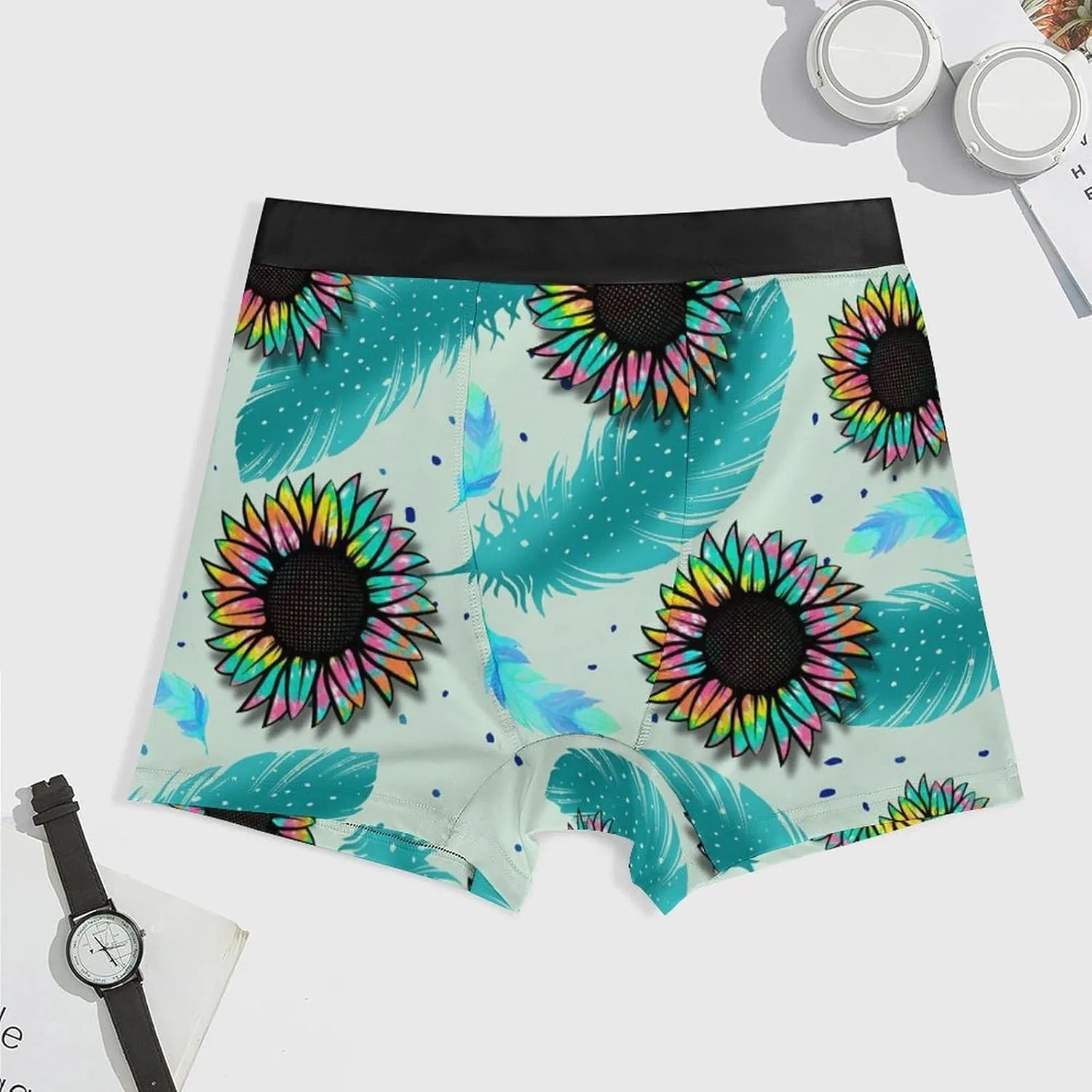 Боксеры принт Tie Dye Flowers, цвет Tie Dye Flowers — фото 3