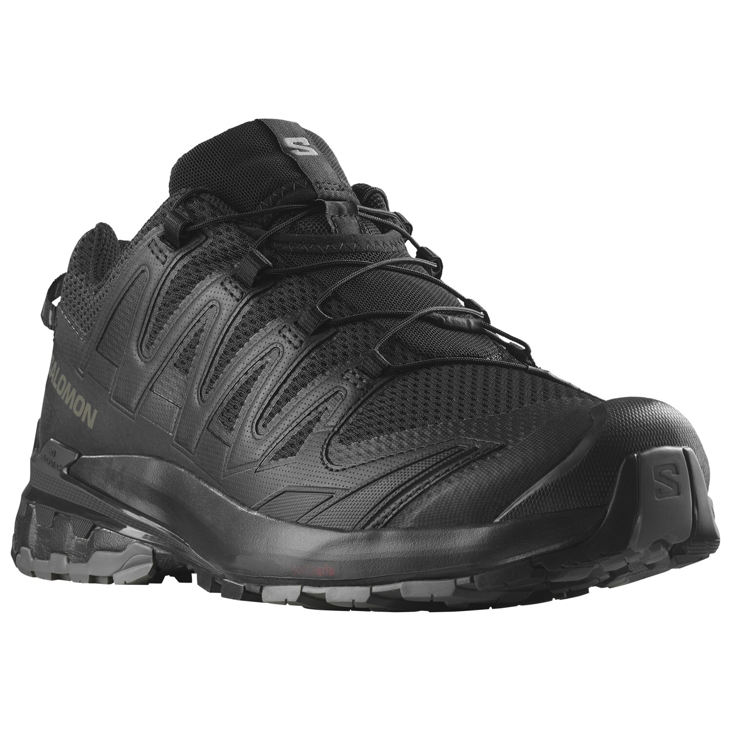 Мультиспортивная обувь Salomon XA Pro 3D V9 Wide, цвет Black/Phantom/Pewter — фото 4
