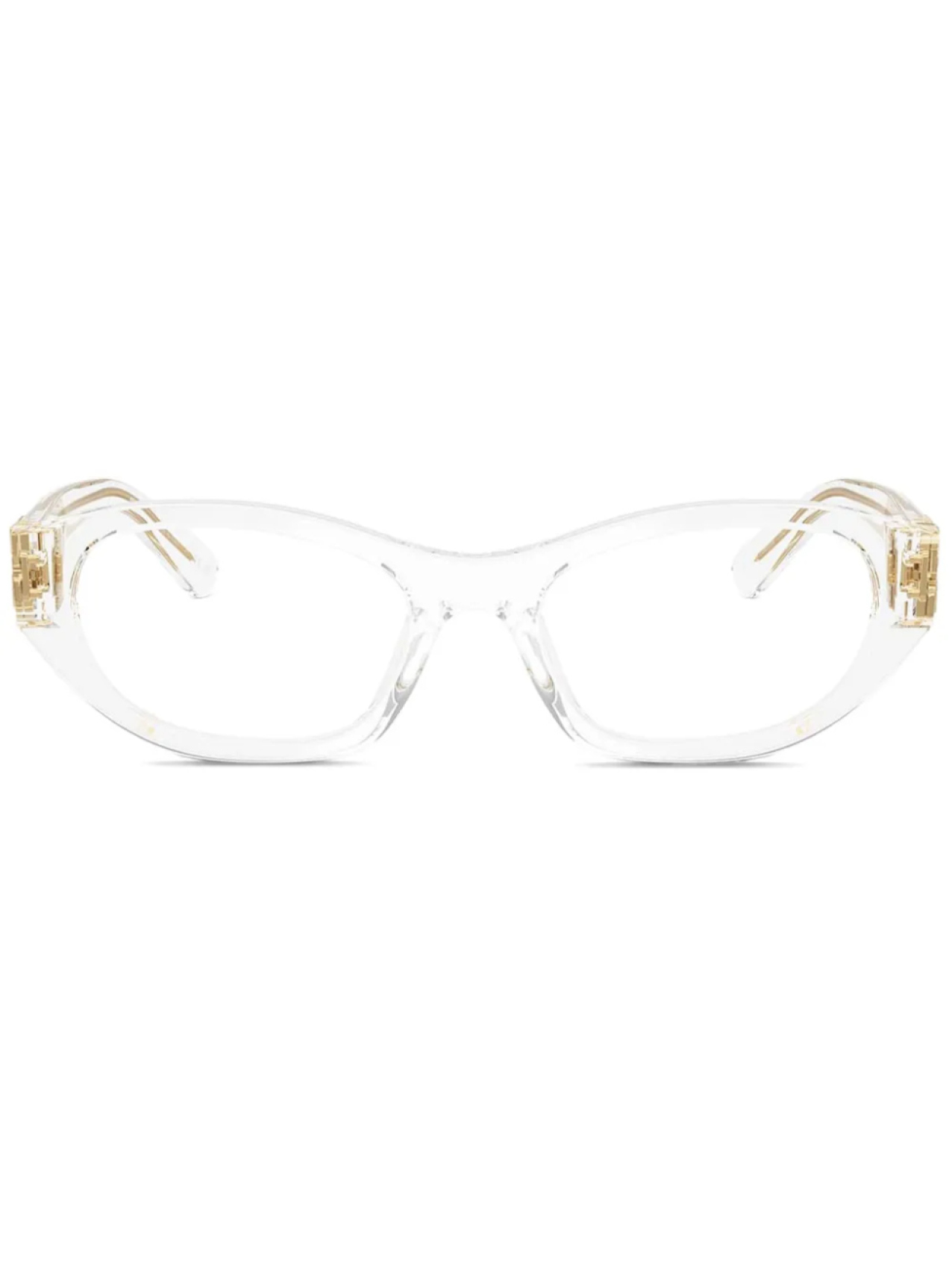 

Miu Miu Eyewear очки в оправе 'кошачий глаз', белый