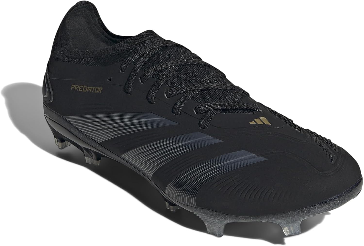 

Футбольные бутсы Adidas Унисекс Pro Firm Ground, черный/золотой/угольный