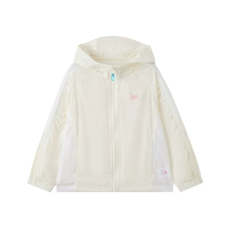 Солнцезащитная куртка для детей New Balance Ivory White