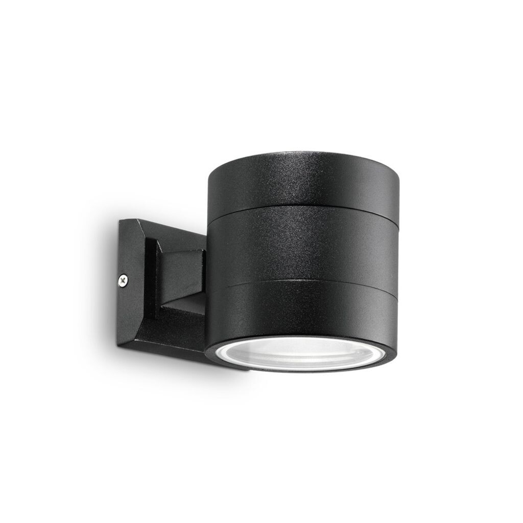 

Ideal Lux SNIF AP1 BIG, настенное наружное освещение, черный, алюминий, IP54, вход, сад, прозрачный IdealLux