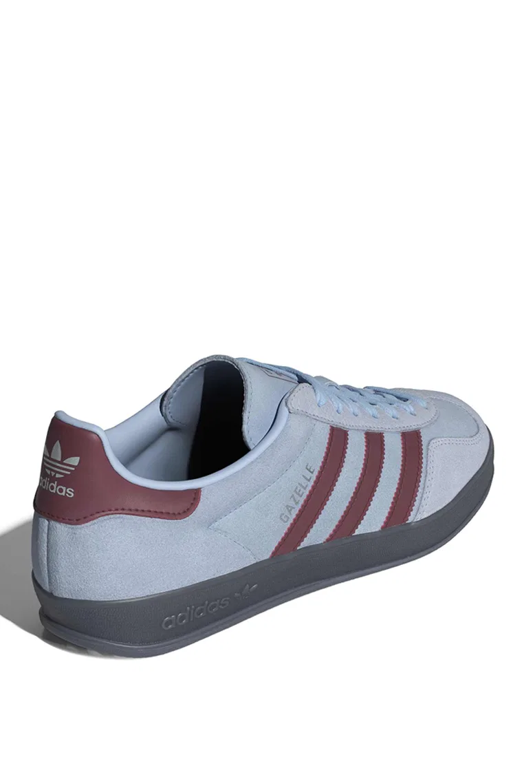 Кроссовки мужские, Gazelle Indoor, Adidas, темно-бордовый/стальной — фото 3