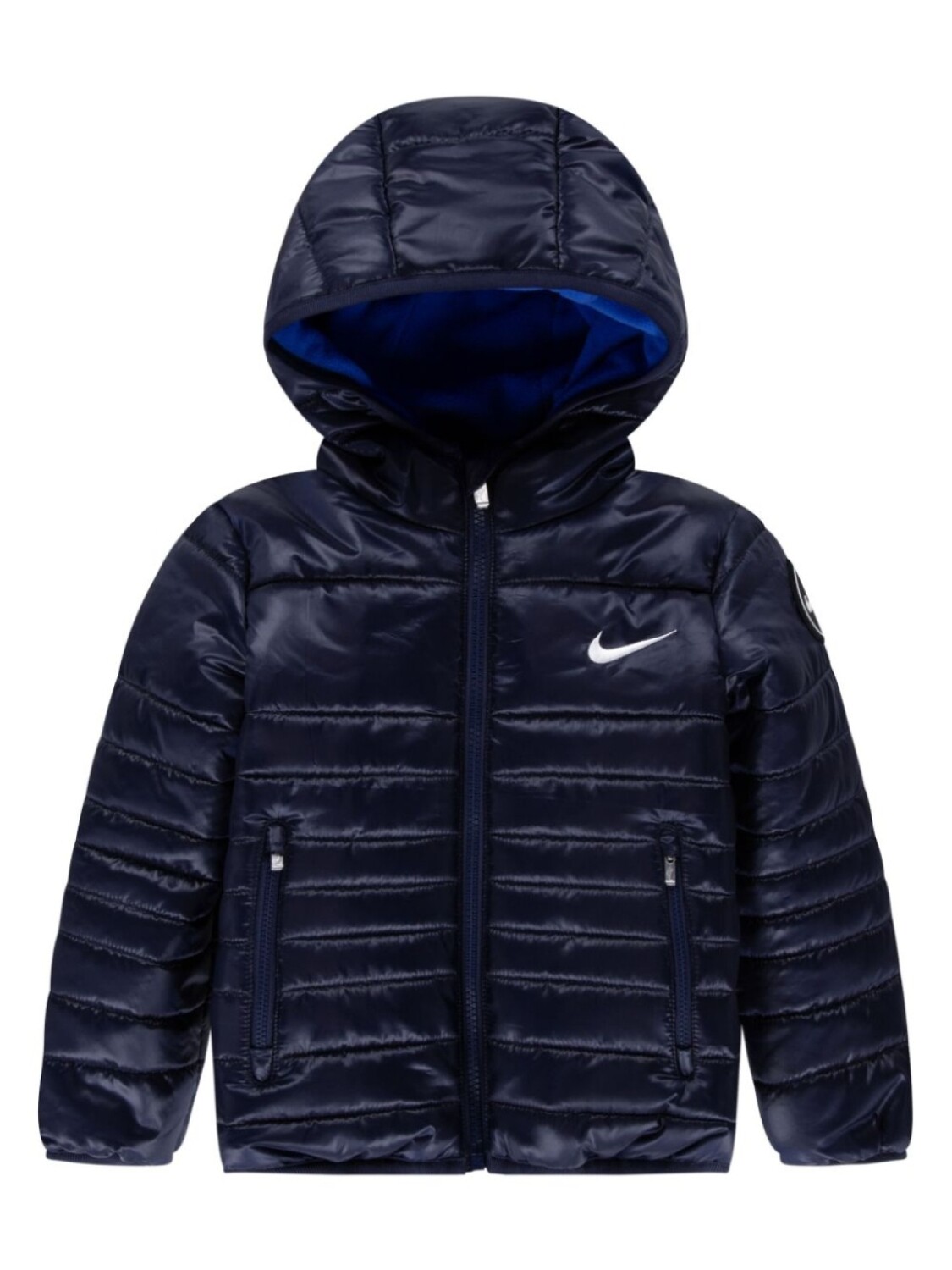 

Куртка с принтом «галочка» Nike Kids, синий
