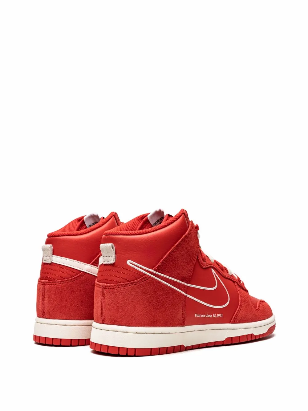 Кроссовки Dunk High SE Nike, красный — фото 3