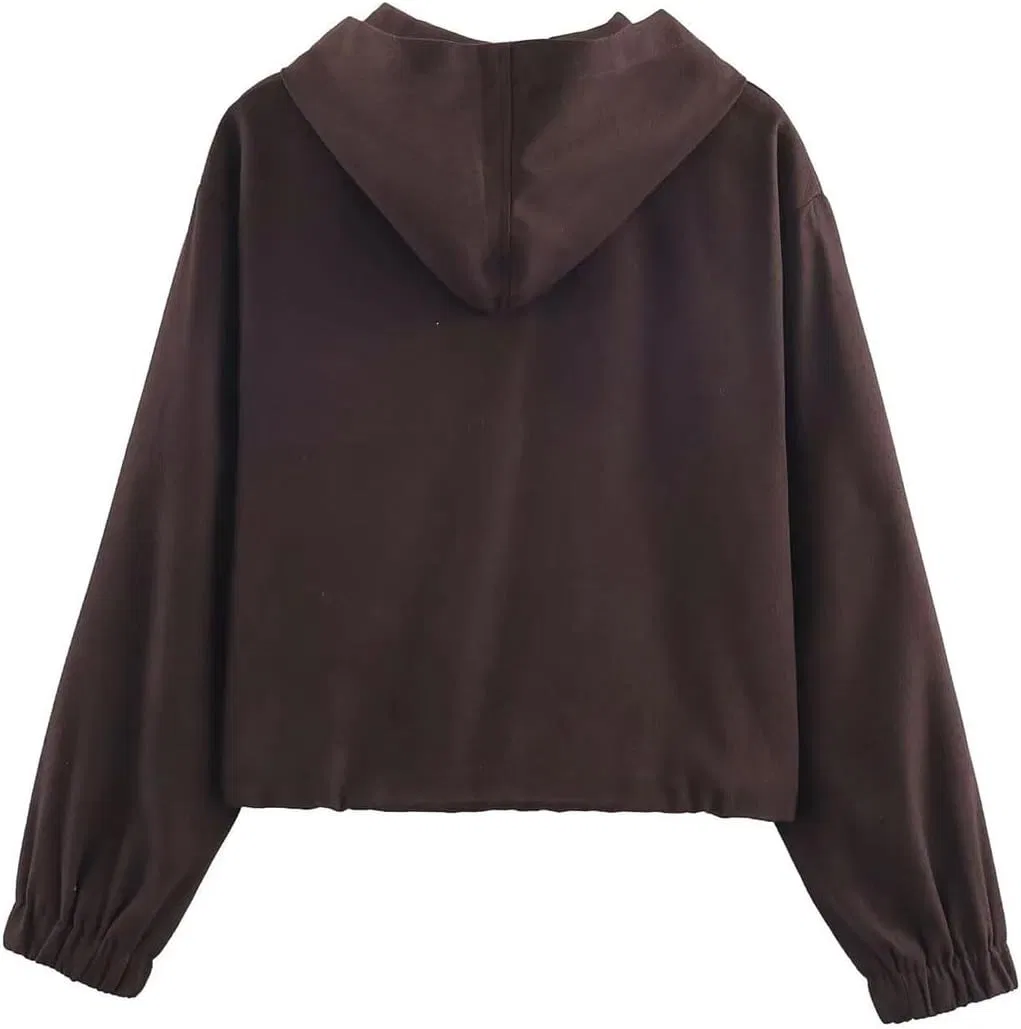 Женский спортивный костюм, худи с капюшоном и широкие штаны, Polyester, 1 — фото 2