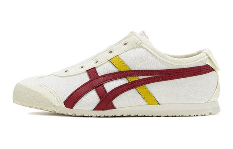 

Onitsuka Tiger Детские кроссовки с амортизацией и износостойкостью, низкие, цвета хаки/красный
