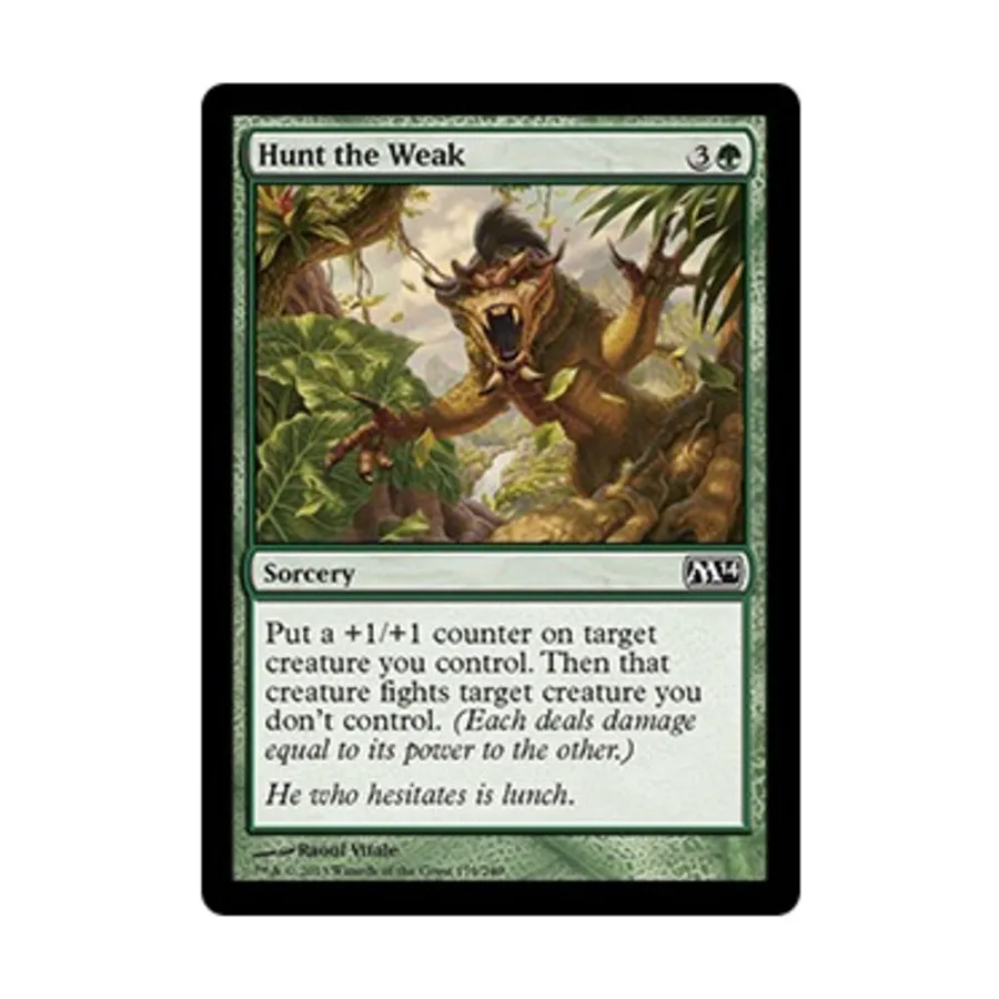

CCG Охота на слабых (С), MTG - Magic 2014