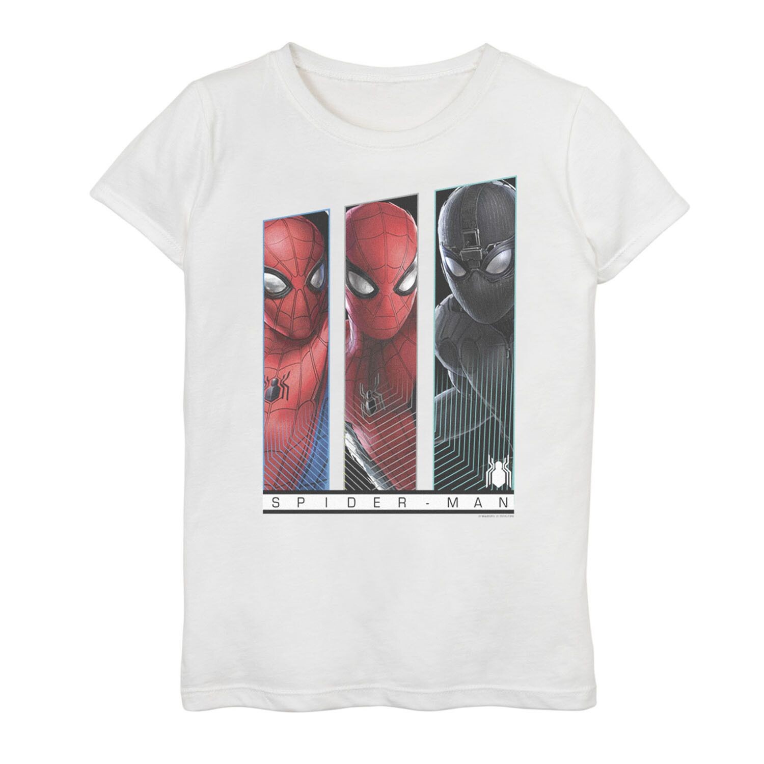 

Костюмы Marvel Spider-Man вдали от дома для девочек 7–16 лет, футболка со вставками Licensed Character