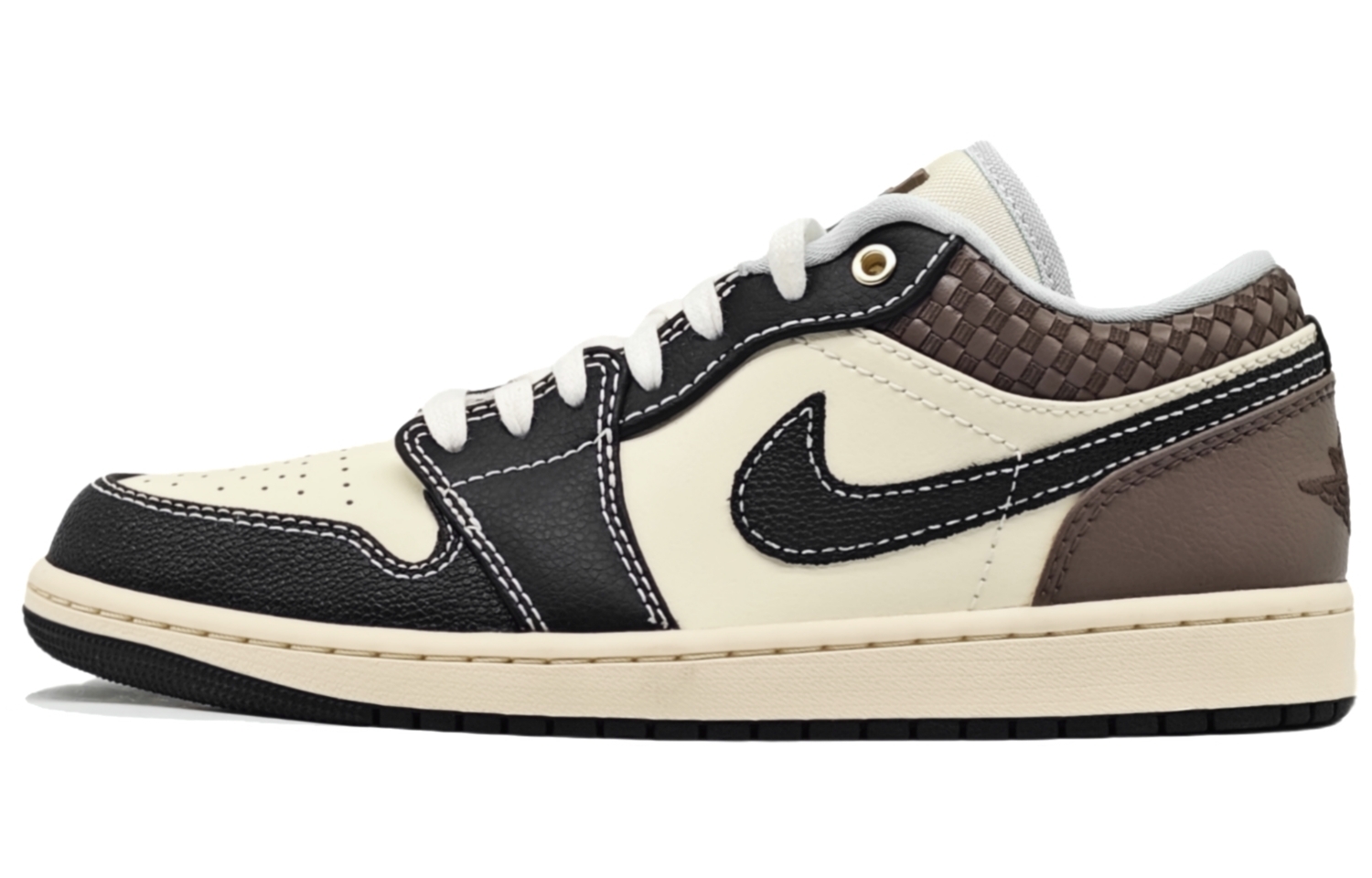 

Jordan Баскетбольные кроссовки Air 1 Vintage, низкие, мужские, бежевые/черные/коричневые