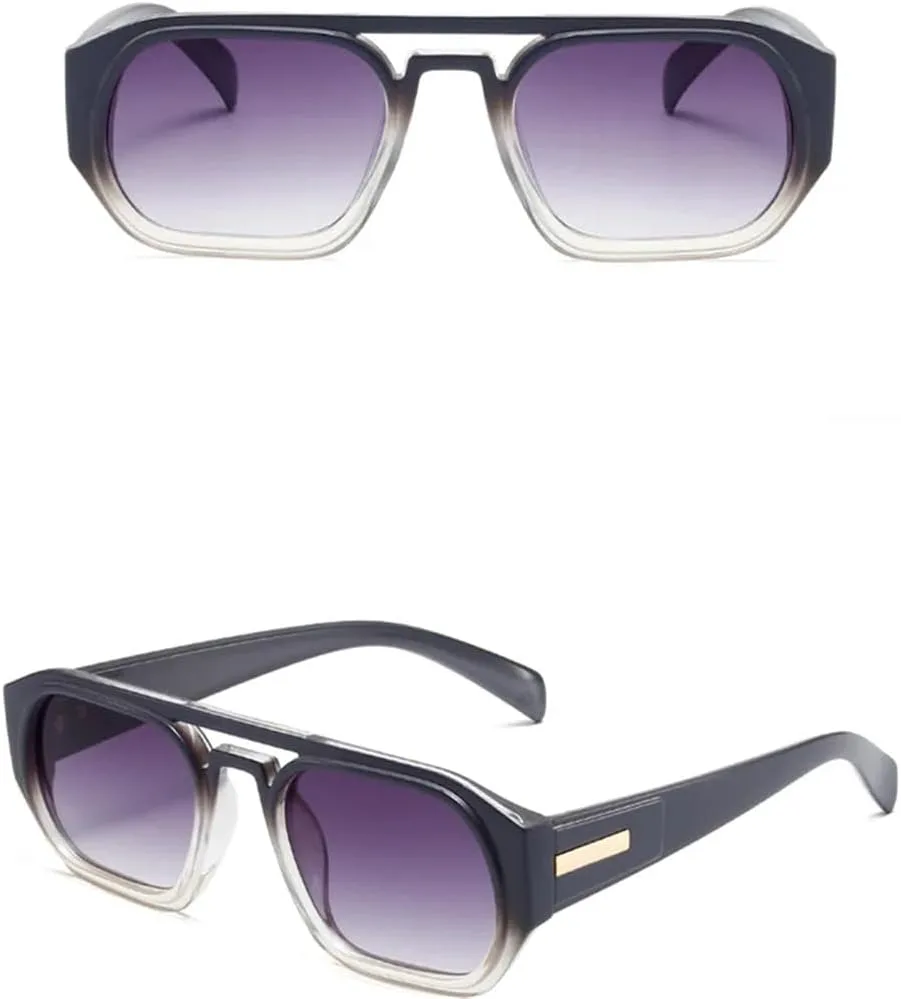 

Солнцезащитные очки UV400 с двойной перемычкой и прозрачными линзами, подходят для женщин и мужчин, для бега и занятий спортом на открытом воздухе UYPTK, Green Clear