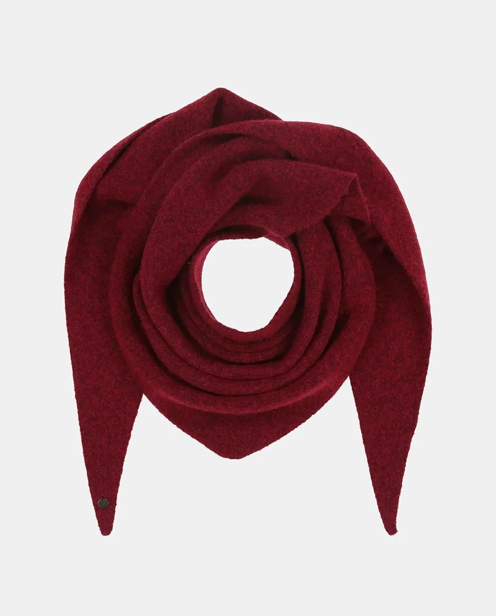 

Шарф из переработанного полиэстера V.Fraas, гранатовый, Бордовый, Шарф из переработанного полиэстера V.Fraas, гранатовый