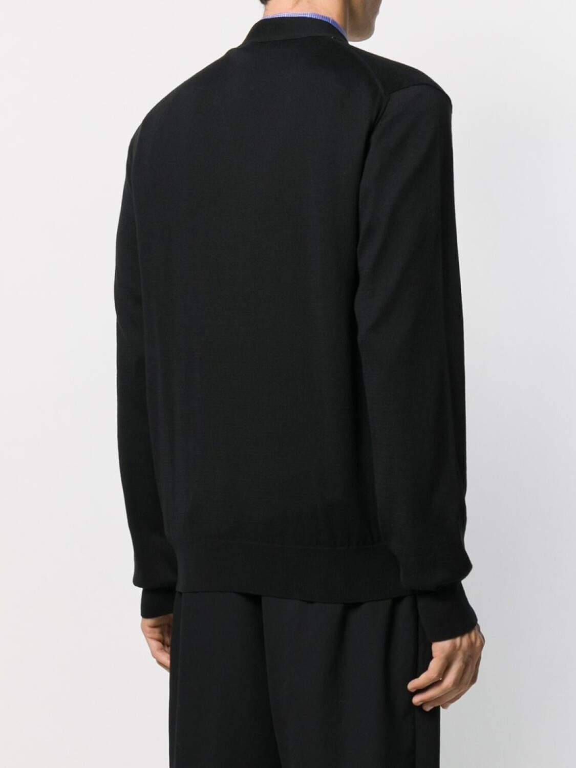 Кардиган с V-образным вырезом и логотипом Heart Comme Des Garçons Play, черный — фото 4