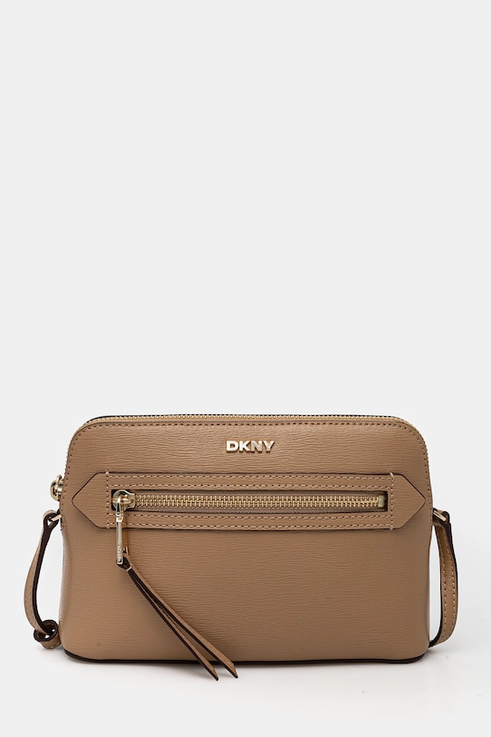 

Кожаная сумка Dkny, бежевый