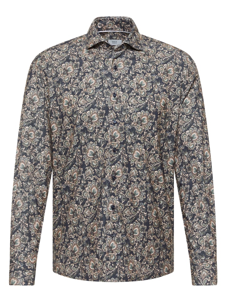 

Eterna Рубашка MODERN FIT темно-синего цвета