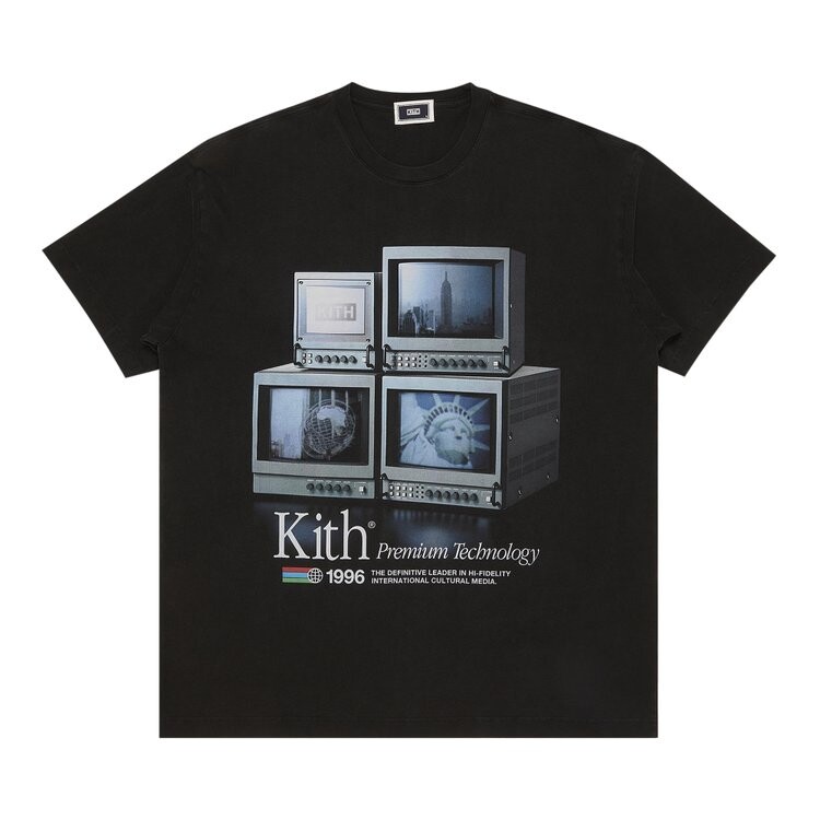 

Футболка Kith Premium Technology 1996 Vintage Tee, черный
