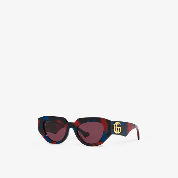 Солнцезащитные очки Gc002107 в прямоугольной оправе из ацетата Gucci, мультиколор — фото 2