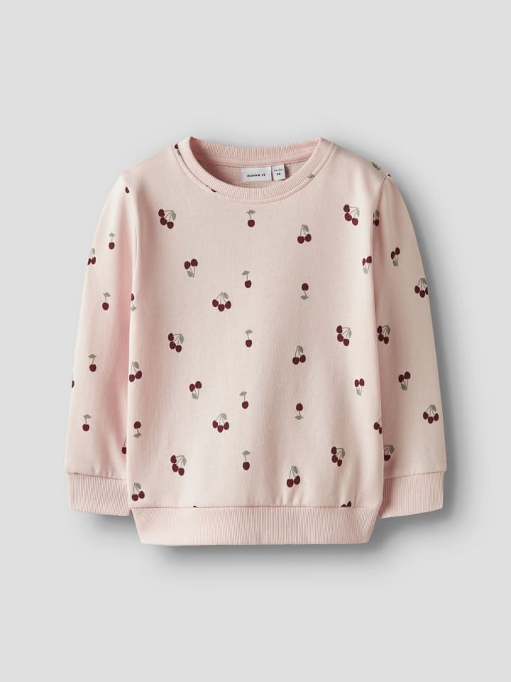 Name it Толстовка NMFVALBA LS SWEAT UNB кристально-розового цвета — фото 3