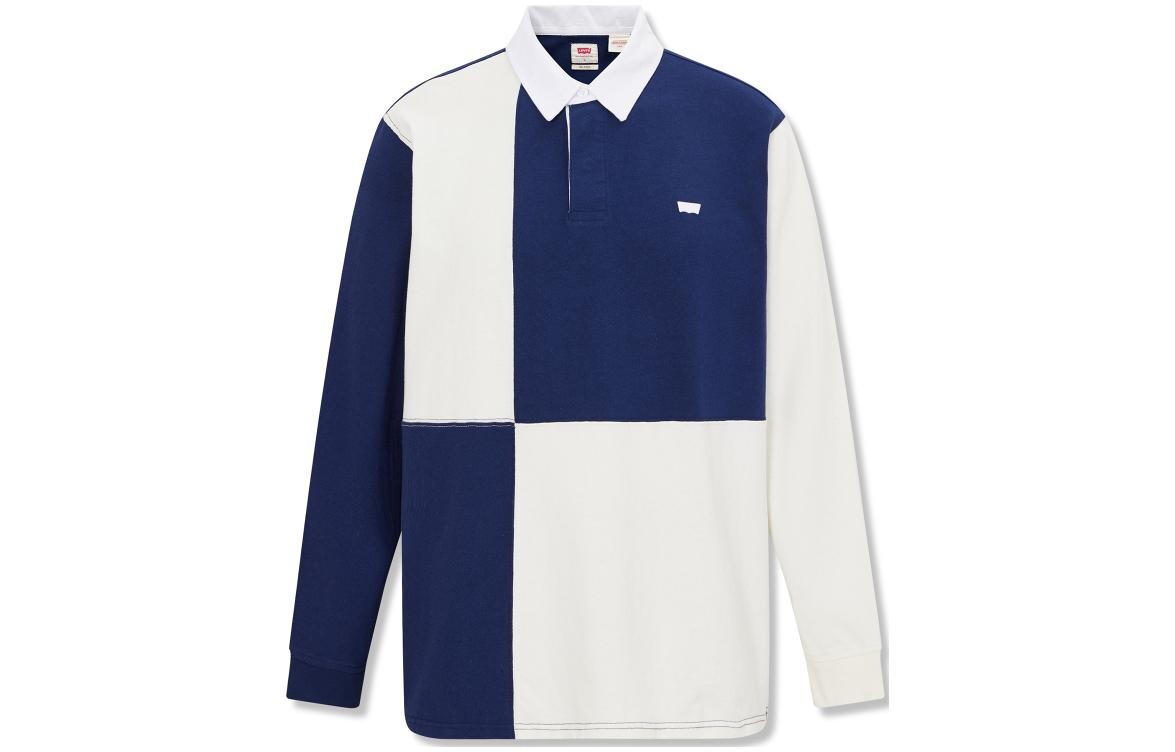 

Левис Мужская футболка, цвет blue and white color matching