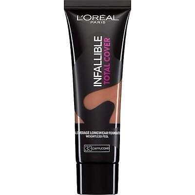 

Тональный крем для лица, 33 капучино L'oreal, Infallible Total Cover, L´Oréal Paris