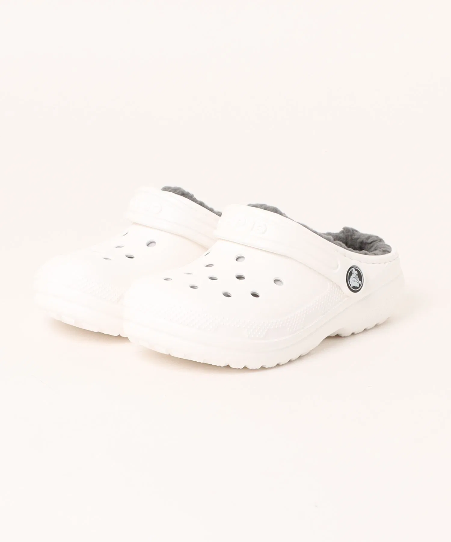 Детские сабо Crocs Classic Lined Clog серые