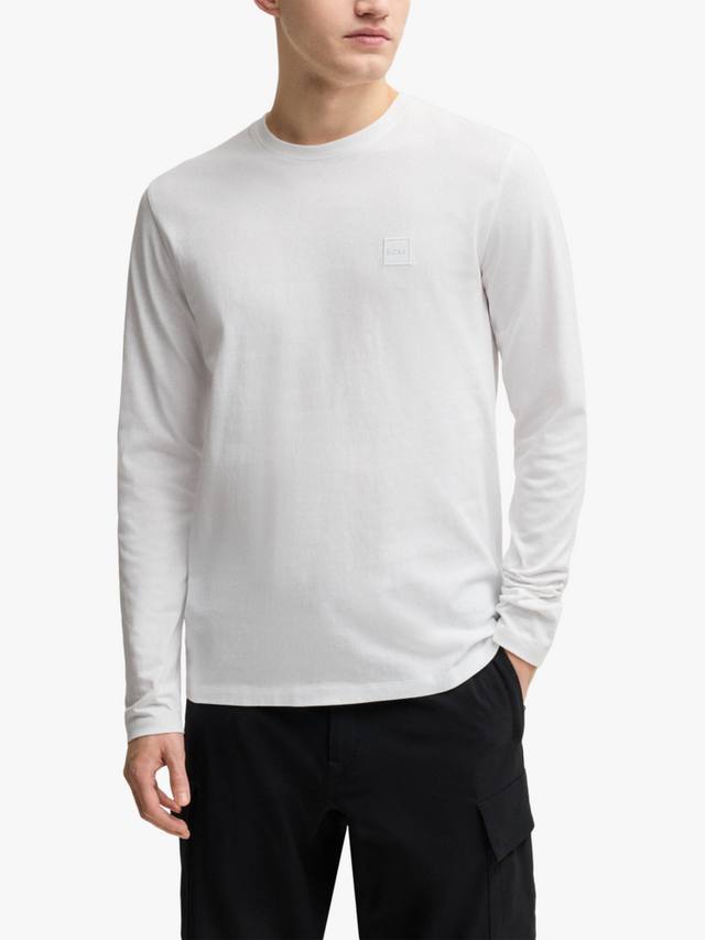 

Футболка hugo с длинным рукавом HUGO BOSS, белый