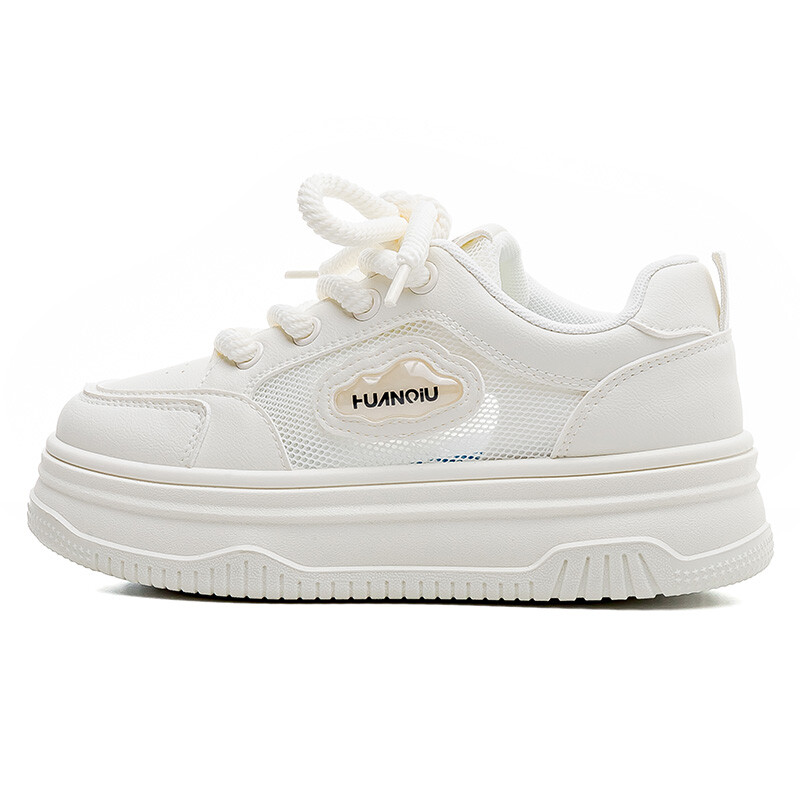 

Кроссовки HUANQIU Skateboard Shoes Women's Low-Top White, Белый, Кроссовки HUANQIU Skateboard Shoes Women's Low-Top White