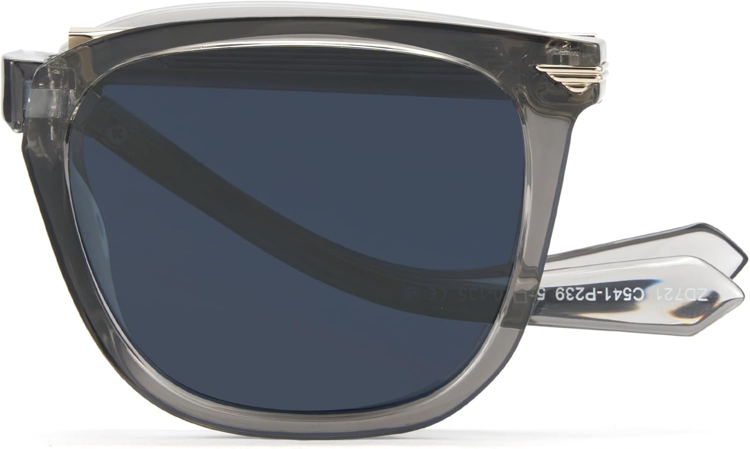 

Складные поляризованные солнцезащитные очки Cyxus для женщин и мужчин, 24 г TR90, модные квадратные, защита от УФ-излучения 99,99%, для пляжа, вождения и отдыха на природе, P1577, 05-clear Grey-p1169