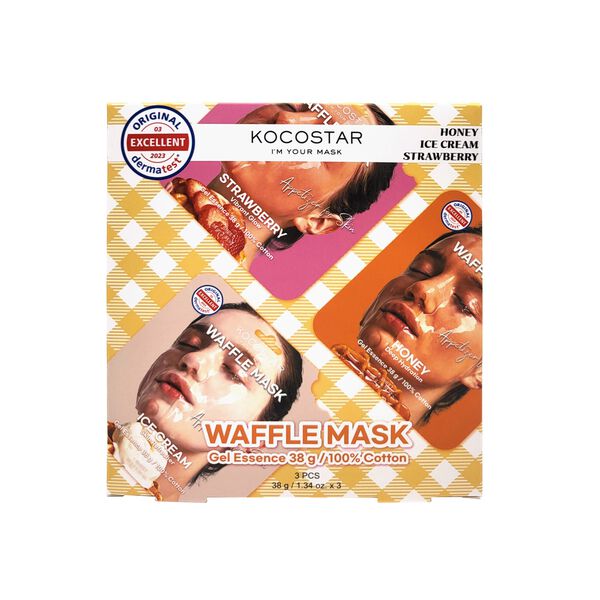 

Комплект: маска для лица, 3 шт. Kocostar Waffle