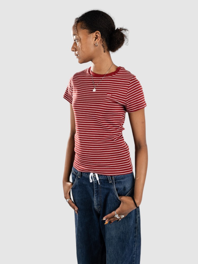 

Футболка Levi's Essential Hm T-Shirt, maury stripe sundried tom