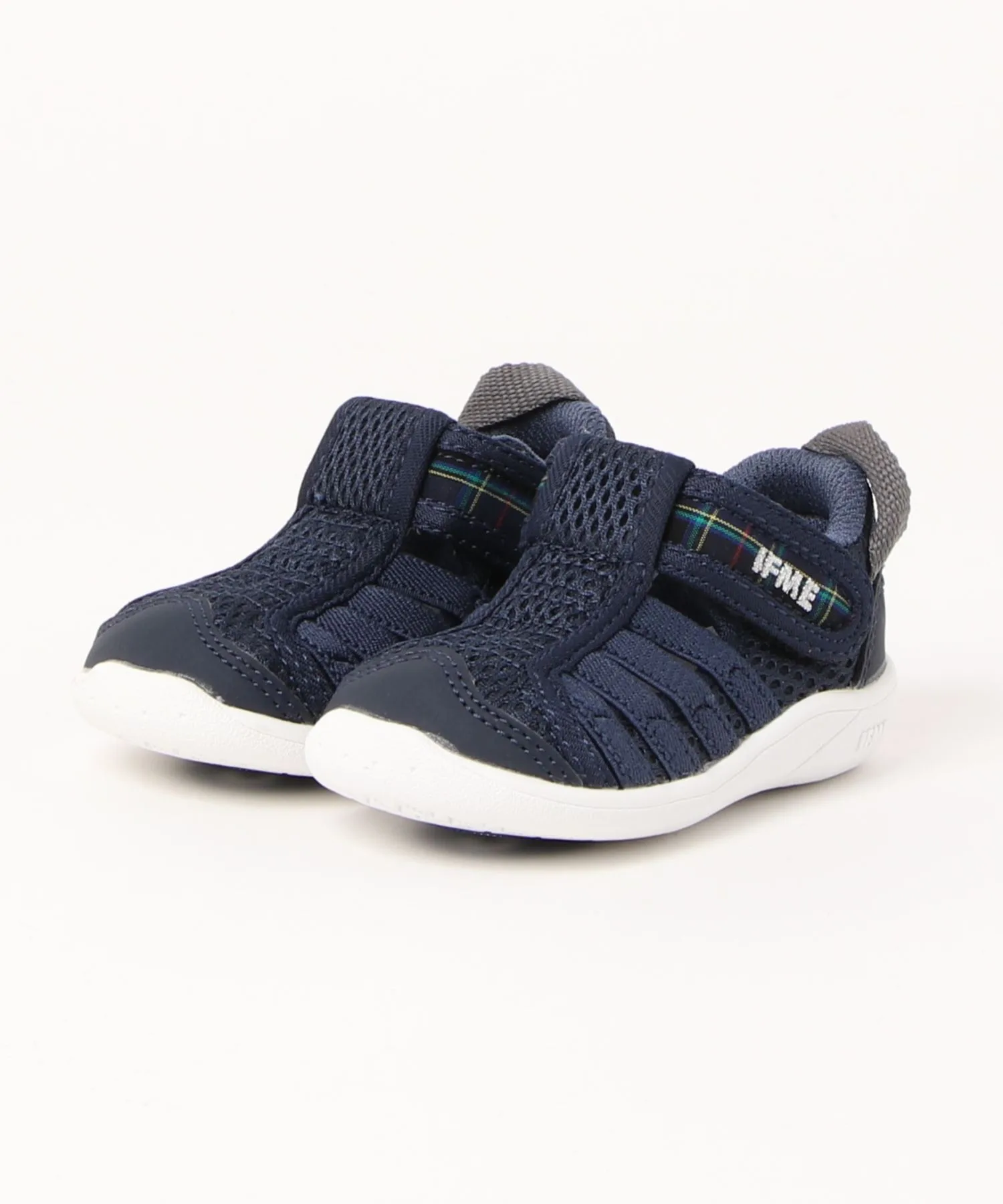 Детские кроссовки-аквашузы из традиционной ткани Banshuori IFME BABY SANDAL 20-3304 синие