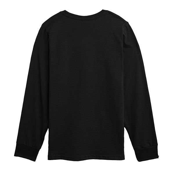 

Футболка с длинным рукавом Wicked for Good Glinda Florals & Bubbles для мальчиков 8-20 Licensed Character, Black