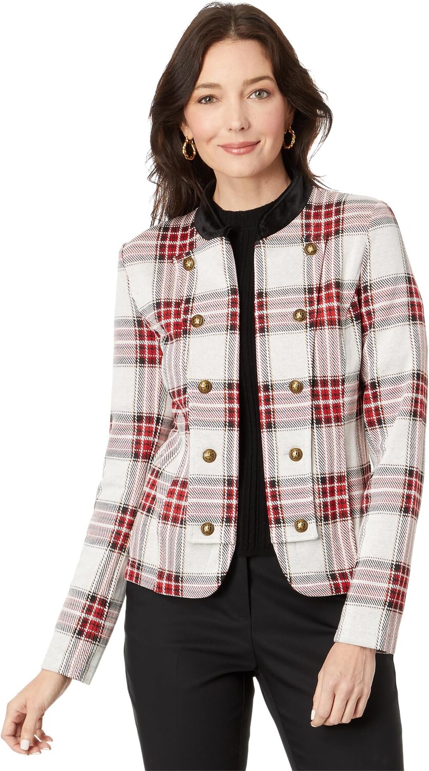 

Куртка Tartan Band Jacket Tommy Hilfiger, цвет Cream Multi