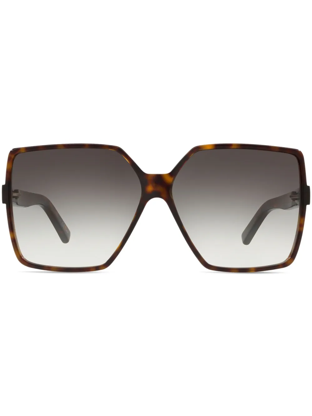

Солнцезащитные очки в квадратной оправе Saint Laurent Eyewear, коричневый