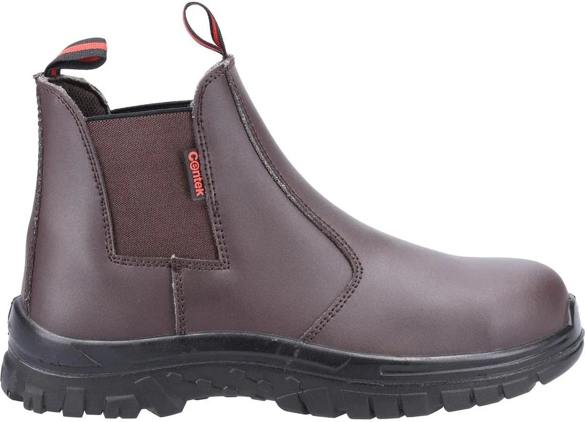Детские ботинки Centek FS319 S1, кожаные, унисекс, для взрослых, Brown — фото 2