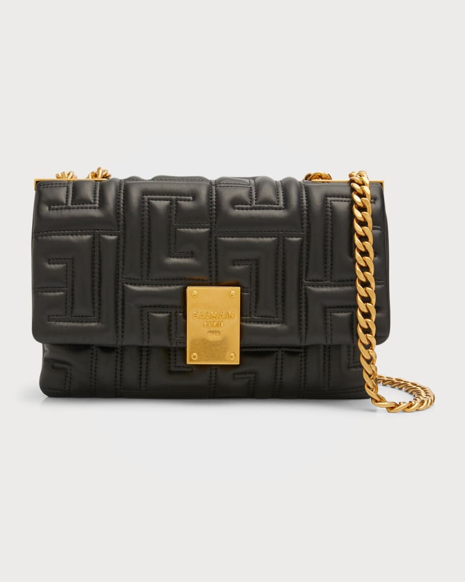 

Маленькая сумка через плечо из стеганой овечьей кожи 1945 года Balmain