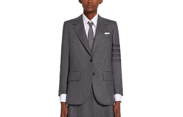

THOM BROWNE Женский деловой костюм средний серый, Medium Gray