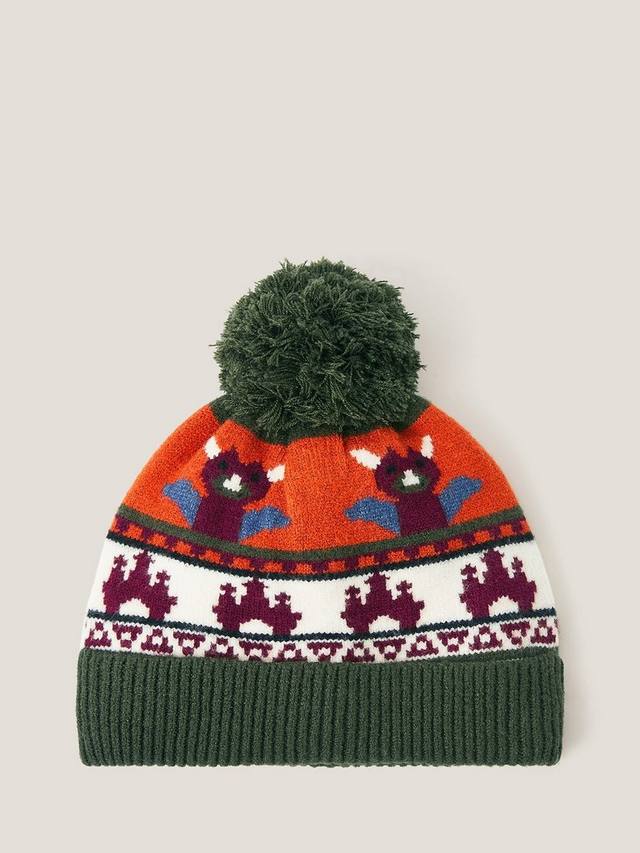 

Детская шапка с драконом Monsoon, Multi