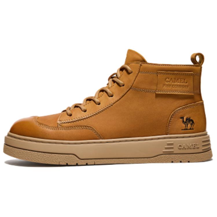 

Мужские кроссовки с высоким берцем и увеличенным ростом CAMEL, Desert Yellow