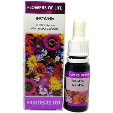 

Flowers Of Life - Insomnia - Certified Organic Natural Flower Remedy 15ml Equisalud