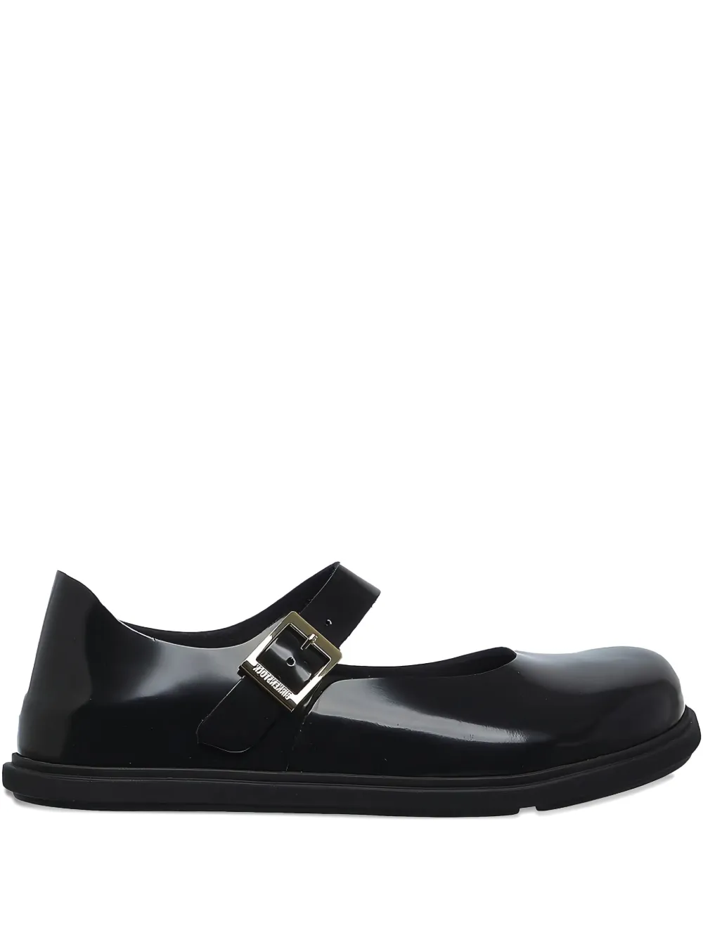 Балетки с ремешком и пряжкой Birkenstock, черный
