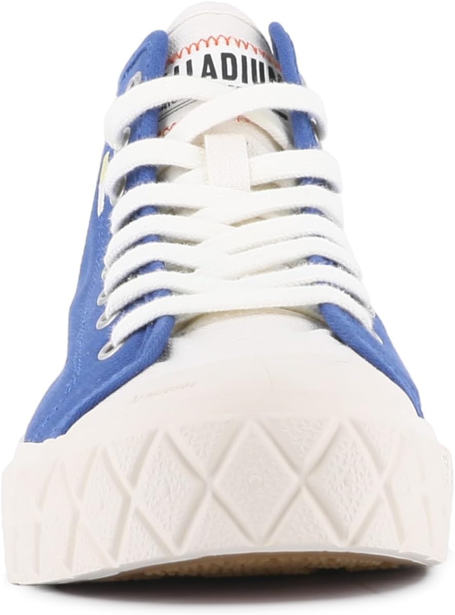 Кроссовки Palladium Unisex Palla Ace Mid из органического канваса на шнуровке, синий — фото 2