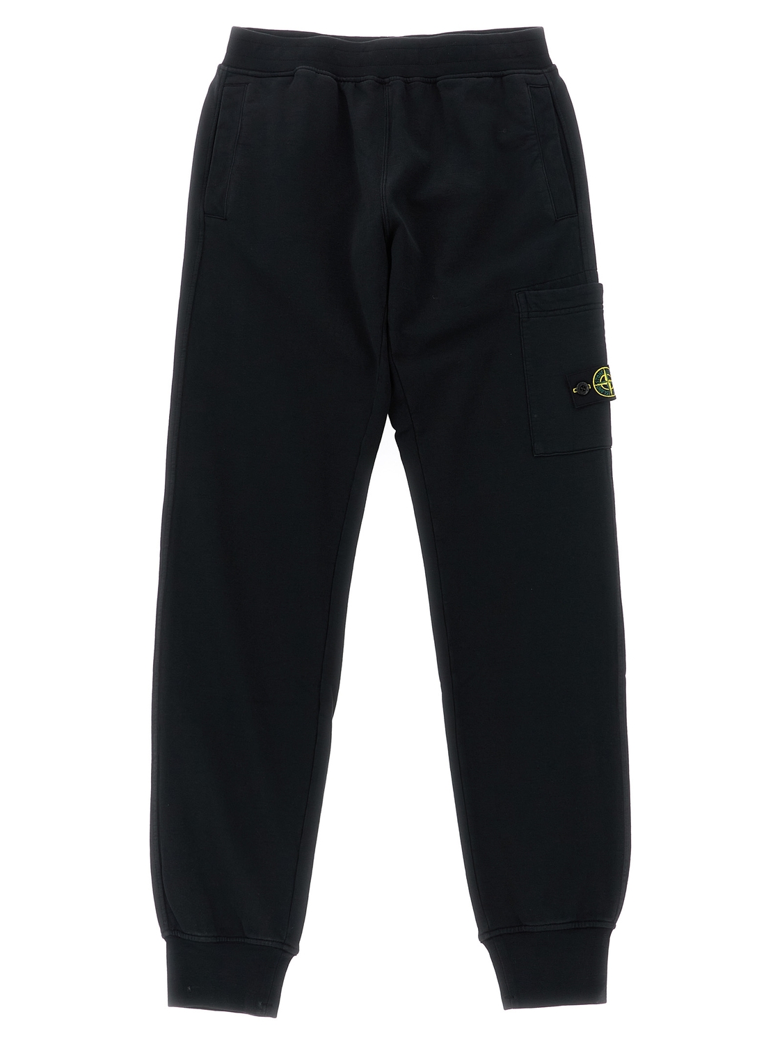 

Нашивка с логотипом для джоггеров Stone Island Junior, черный