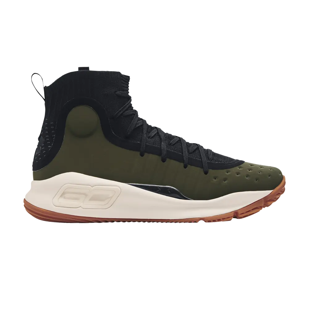 Кроссовки Curry 4 2023 Under Armour, зеленый