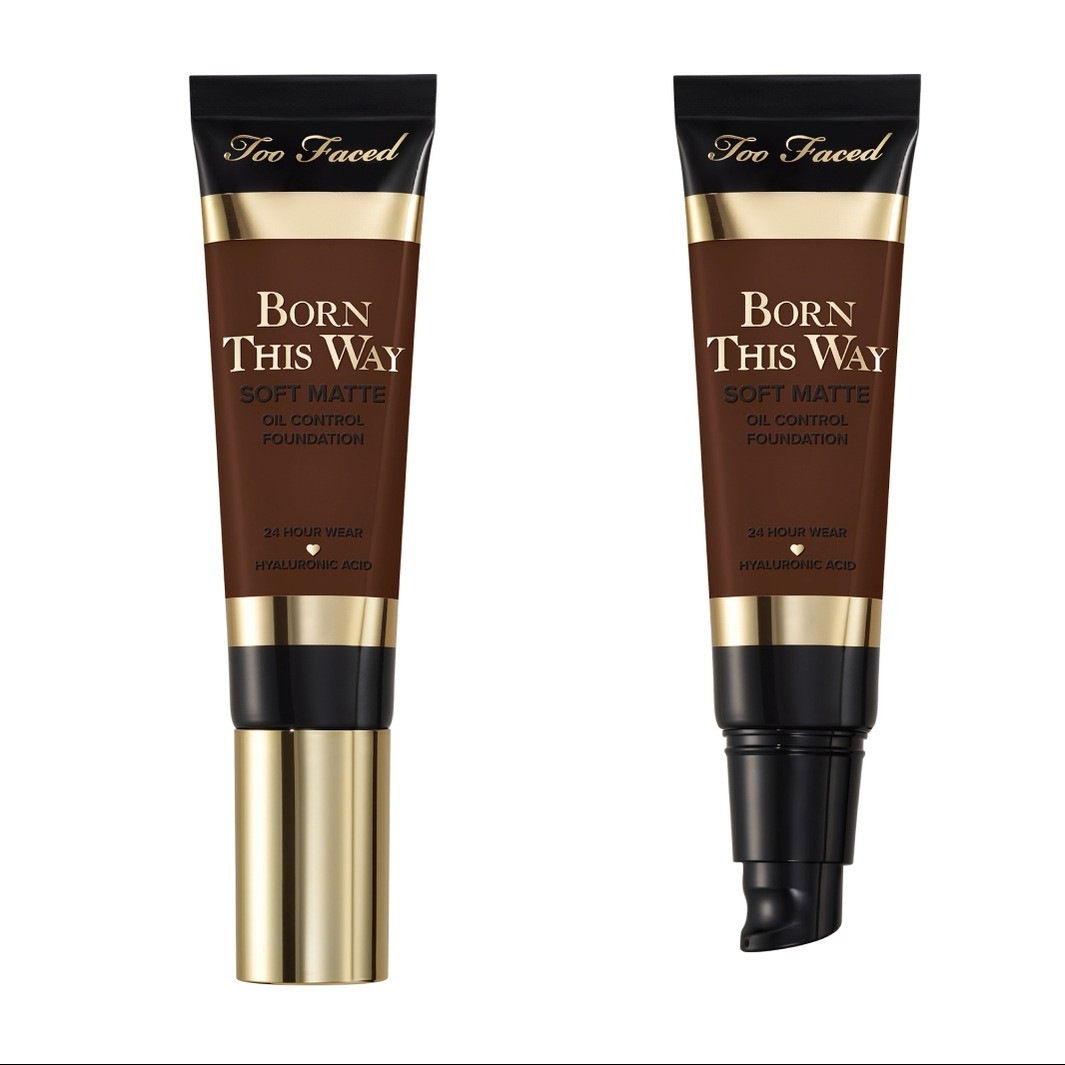 

Тональный крем для лица born this way soft matte Too Faced, ganache, объем 30 мл