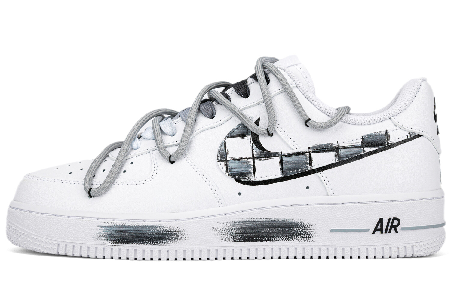 

Кроссовки Nike Air Force 1 Skateboard Shoes Men Low-Top White Gray