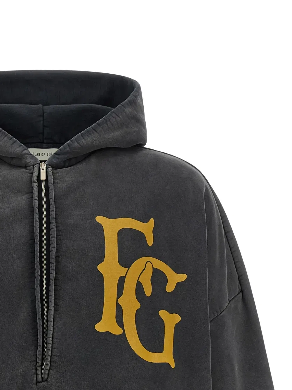 Толстовка с воротом на молнии Half-Zip Baseball Club Fear Of God, серый — фото 4