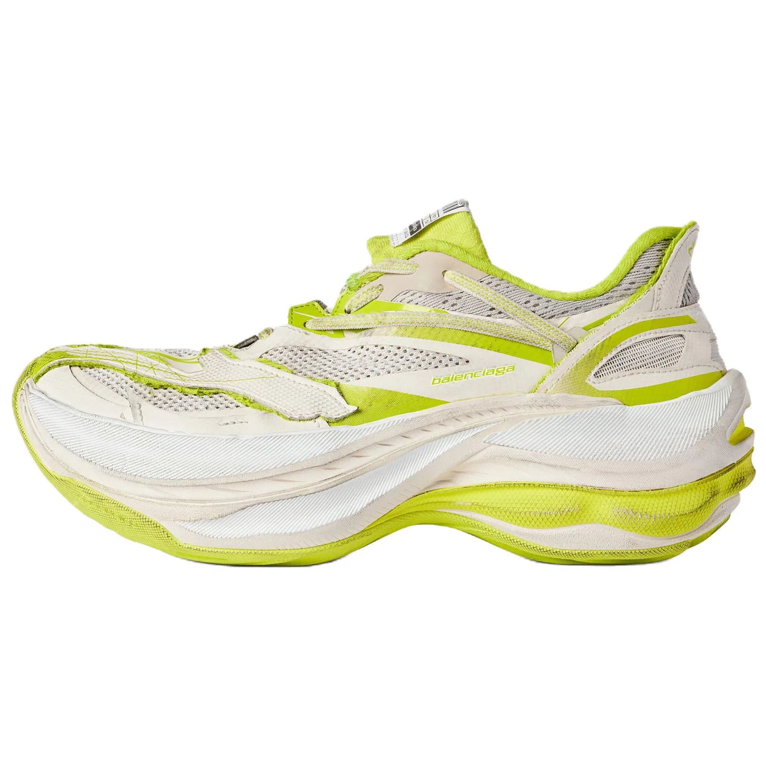 Кроссовки Chunky Eggshell Yellow & Lime Green Balenciaga