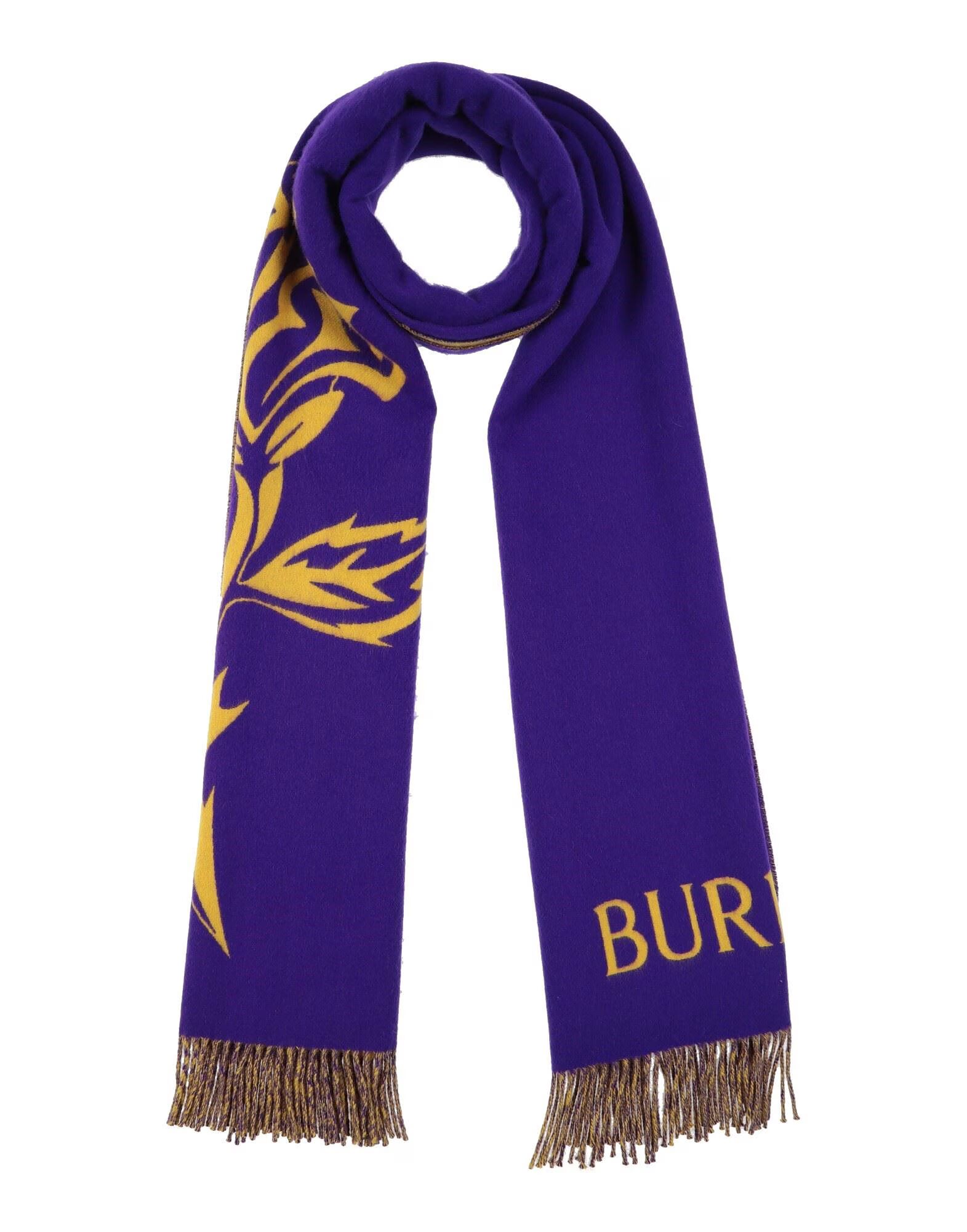 Шарф Burberry, фиолетовый