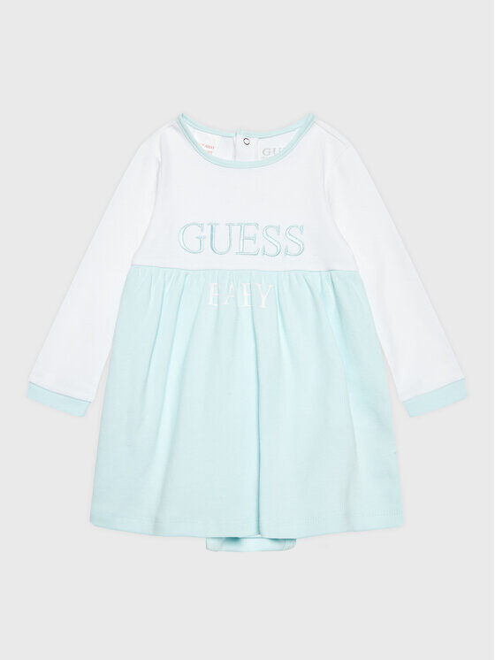 

Детское боди стандартного кроя Guess, зеленый